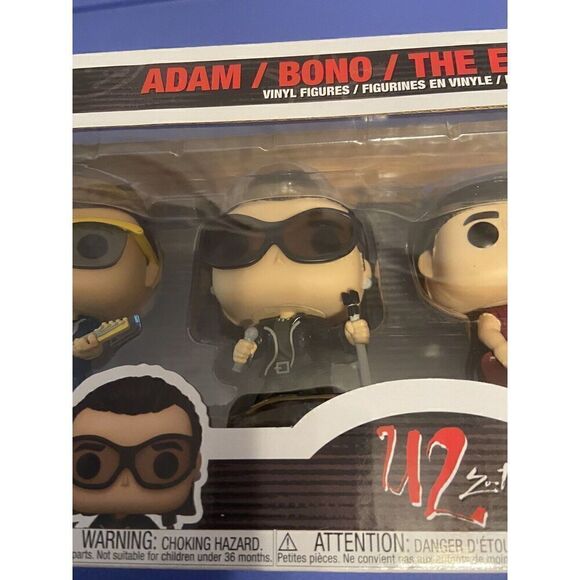 U2 zoo tv Funko Pop Rocks Exclusive Adam 270 Bono 271 The Edge 272 Larry 273 U 2 - Picture 8 of 16